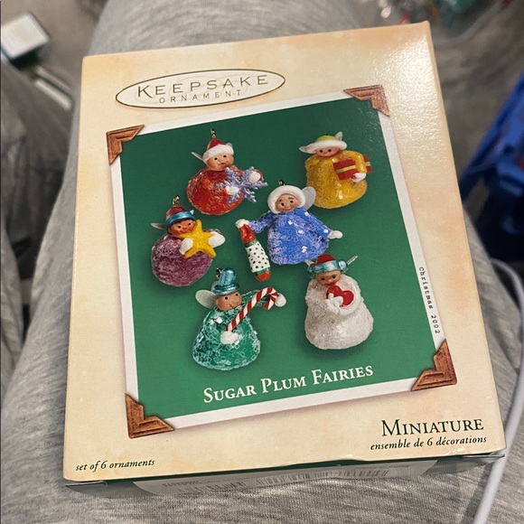 2002 Hallmark Miniature Sugar Plum Fairies Keepsake Ornament 6 Fairies - Picture 3 of 9